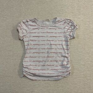 Charming Kids Tee with Heart Print